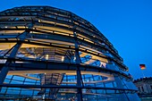 Reichstag Dome At Dusk