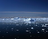 Snow Landscape With Icebergs