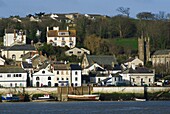 Houses On The Hillside By Coast