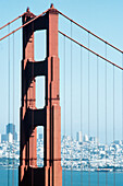 Golden Gate Bridge, San Francisco, Close Up
