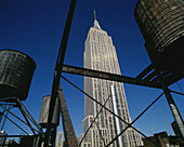 Empire State Building And Water Tanks