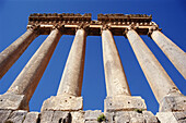 Ruins At Baalbek, Temple Of Jupiter