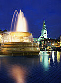Trafalgar Square At Night