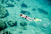 Woman Snorkeling, Khawr Ash Shamm