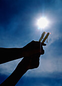 Woman Holding Candles As Offerings, Fatima