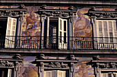 Murals Painted In Early 1990S On Real Casa De La Panaderia