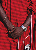 Masai Man With Watch, Close Up