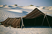 Berber Tent In Sahara Desert On A Camel Trek From Douz