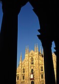 View Of The Duomo Through Columns