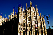 Low Angle View Of Duomo in Mailand