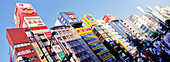 Buildings Covered In Advertising Signs In Shinjuku