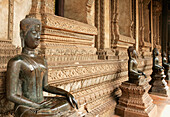 Buddha Statues At Haw Pha Kaew Wat.