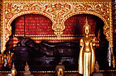 Statue eines liegenden Buddhas