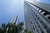 Office Buildings In Shinjuku, Low Angle View