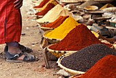 Person Standing With Spices, Close Up