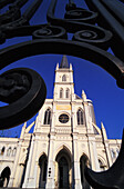 Church Seen Through Iron Gate