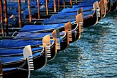 Gondolas At Piazza San Marco, Close Up