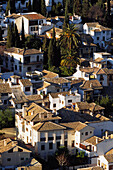 Rooftops Of Albayzin, Elevated View