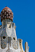 Parc Guell And Blue Sky, Close Up