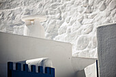 Cycladic chimney on santorini island; Imerovigli cyclades greece