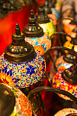 Detail Of Lamps For Sale In The Spice Souk; Dubai, United Arab Emirates