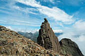 The Inaccessible Pinnacle At The Summit Of Sgurr Dearg; Isle Of Skye, Scotland