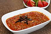 Tomato Based Side Dish In A Local Restaurant; Urgup, Cappadocia, Turkey