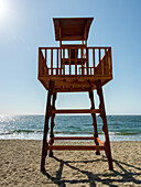 Lifeguard Chair On The Beach; Vina Del Mar, Valparaiso, Chile