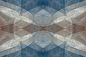 Blue and brown abstract.