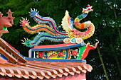 Tempel mit kunstvoller Skulpturdekoration, Kreis Nanjing, Provinz Fujian, China
