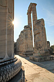 Türkei, Westküste, Didyma, eine heilige Stätte der antiken Welt. Sein Apollo-Tempel, ein Orakel, zog zahlreiche Pilger an.