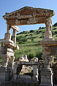 Ephesus, Turkey. Top of the Fountain of Trajan, Ephesus