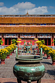 Vietnam, Hue Imperial City. To Mieu Temple Complex, exterior