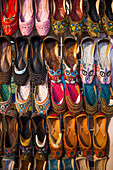 UAE, Dubai, Deira. Souvenir traditional slippers