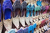 UAE, Dubai, Deira. Souvenir traditional slippers