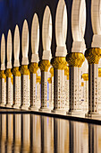 UAE, Abu Dhabi. Bögen der Sheikh Zayed bin Sultan Moschee