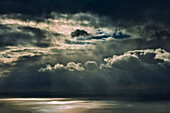 Kanada, Neuschottland, Cape Breton Island. Sturmwolken in der Cabot Strait