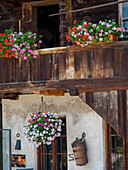 Village Reit im Winkl in the Chiemgau in the Bavarian alps. Europe, Germany, Bavaria