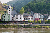 Der Mittelrhein ist ein UNESCO-Welterbe. Cochem, Deutschland.