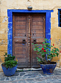 Greece, Crete, Chania. Doorway