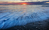 Sunrise over the North Atlantic Ocean at Jokulsarlon, Iceland (Large format sizes available)