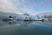 Europa, Norwegen, Svalbard. Treibeis vom Monaco-Gletscher