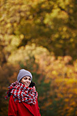 Smiling woman looking at camera