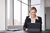 Businesswoman working in office