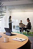 Business people having meeting in office