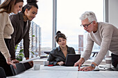 Business people having meeting in office