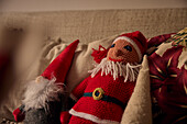 Knitted christmas gnome