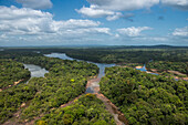 Essequibo-Fluss, Iwokrama, Rupununi, Guyana. Längster Fluss in Guyana