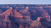 United States, Arizona, Grand Canyon National Park, South Rim, Isis Temple and Cheops Pyramid