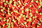 Heap of red and yellow vintage candy